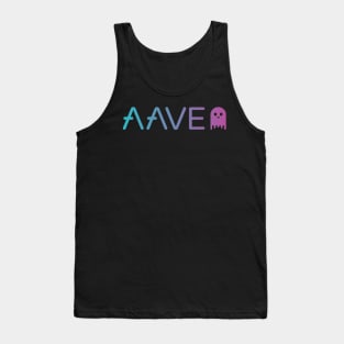AAVE  Crypto Cryptocurrency Ghost  coin token Tank Top